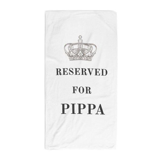 Reserved For Queen Personalised Towel