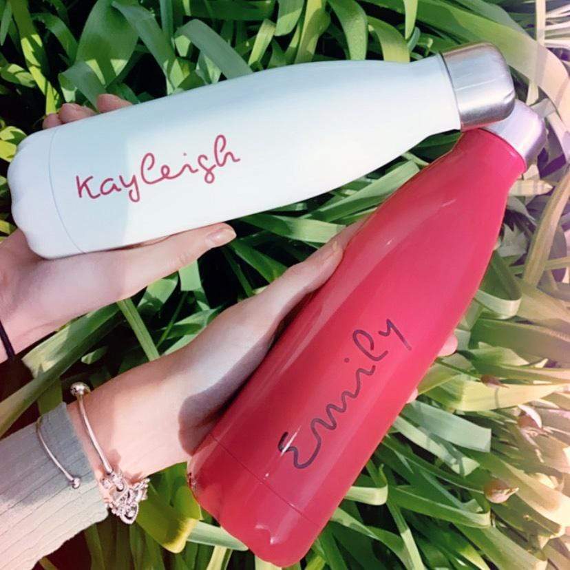 Stainless Steel Personalised Water Bottle