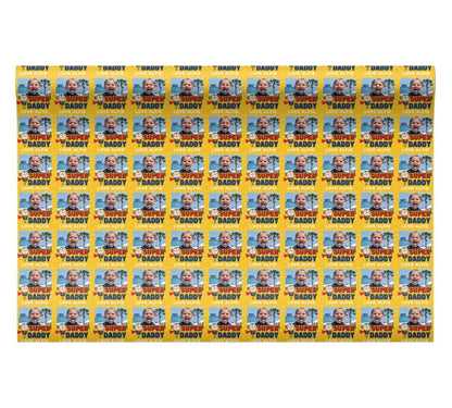 Super Daddy Personalised Wrapping Paper