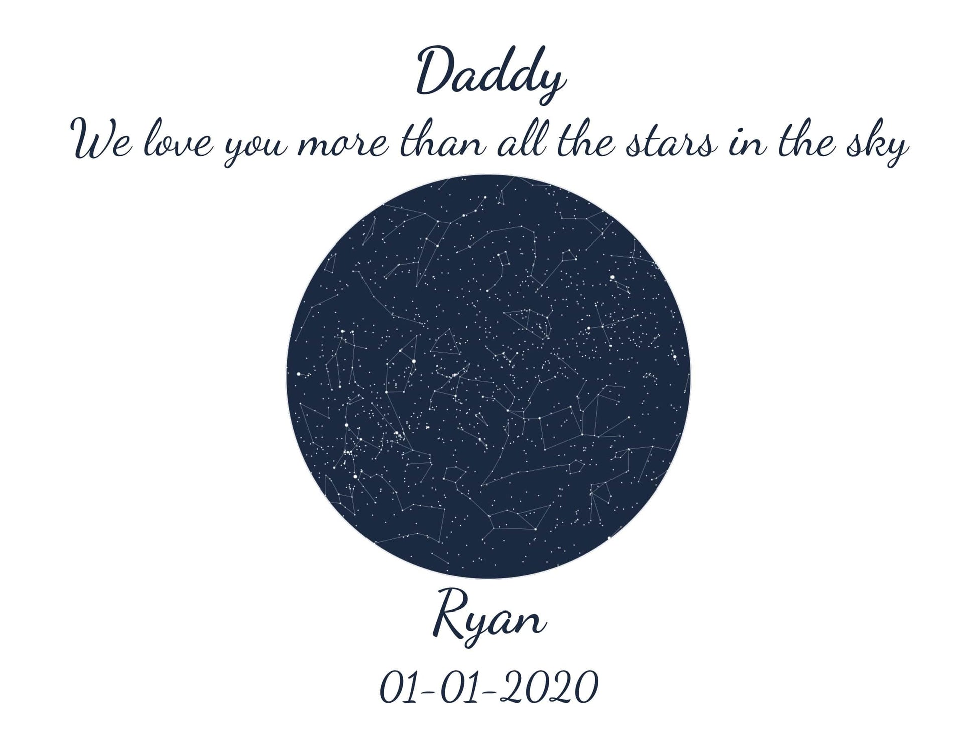 The night you became my Daddy Canvas Art