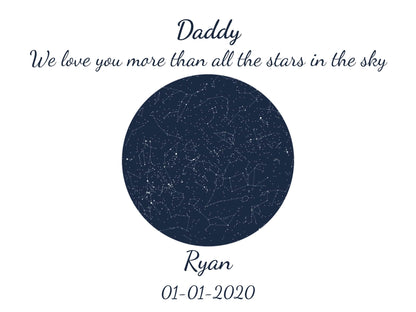The night you became my Daddy Canvas Art