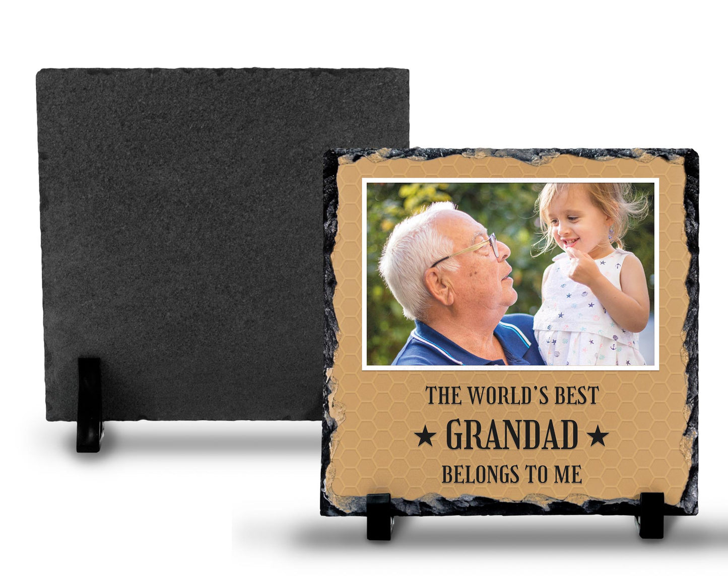The Worlds Best Belongs to Me Photo Rock Slate