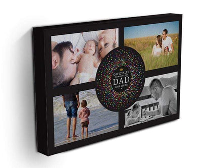 Worlds Best Dad Photo Canvas Print