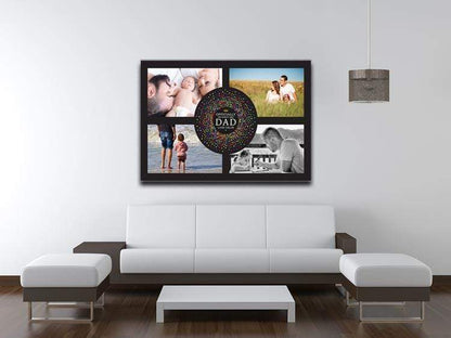 Worlds Best Dad Photo Canvas Print