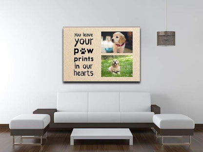 Your Paw Prints Canvas Print